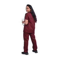 Classic Amethyst Zip neckline scrubs