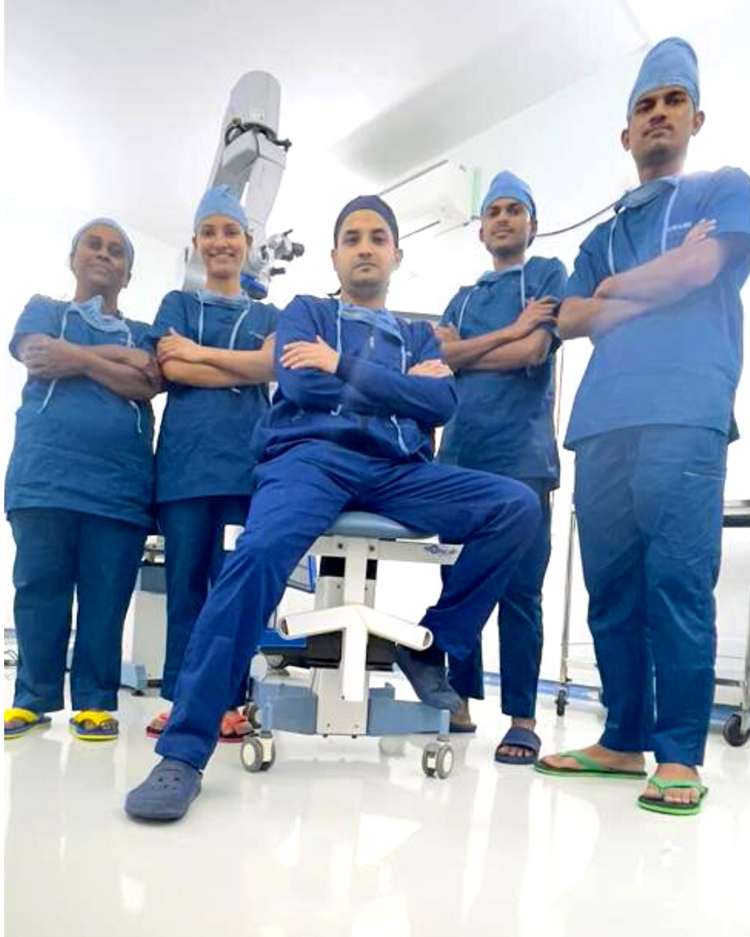 doctors scrubs for surgical team in premium cotton stretchable