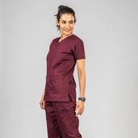 Amethyst V neck Womens Scrubs