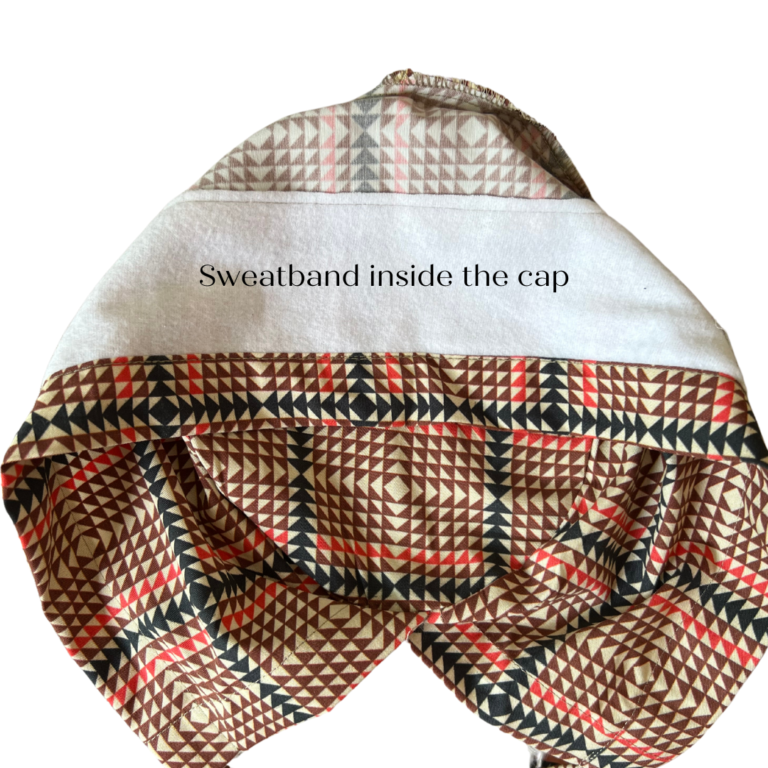 Vintage Checkered: Unisex Scrub Cap