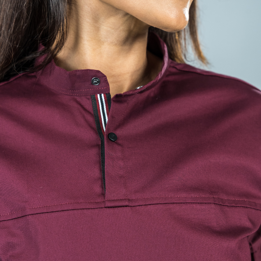 Amethyst High neck Women Scrubs