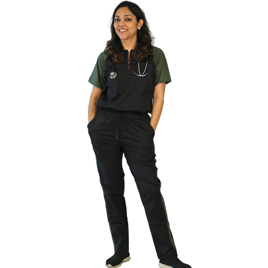 Black women doctor scrubs for hospital wear