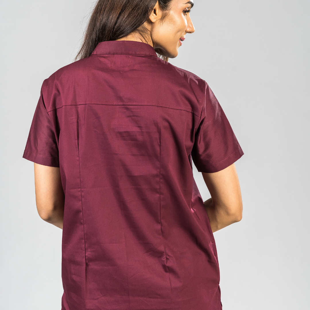 Amethyst High neck Women Scrubs