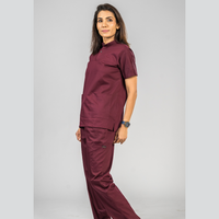 Amethyst High neck Women Scrubs