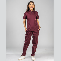 Amethyst High neck Women Scrubs