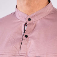 Salmon High Neck Stretch Scrubs