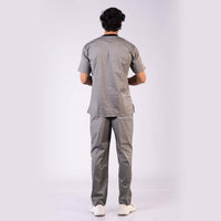 Men Quicksilver Ribbed Zip neckline scrubs