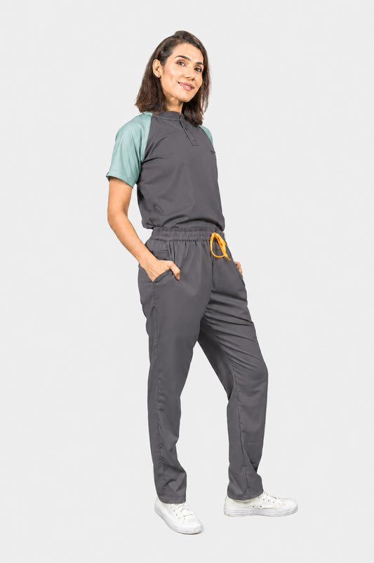 Pro-fit Grey Mint Dual women Scrub
