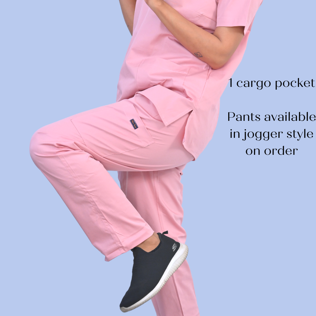 Athena zip neck women doctor scrubs