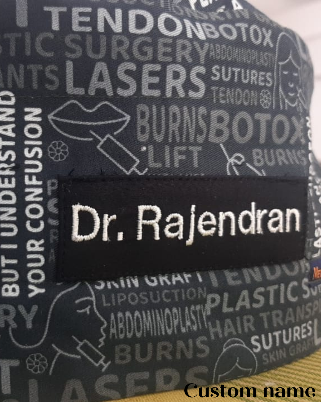 Plastic Surgeon Scrub Cap (2 sizes available)