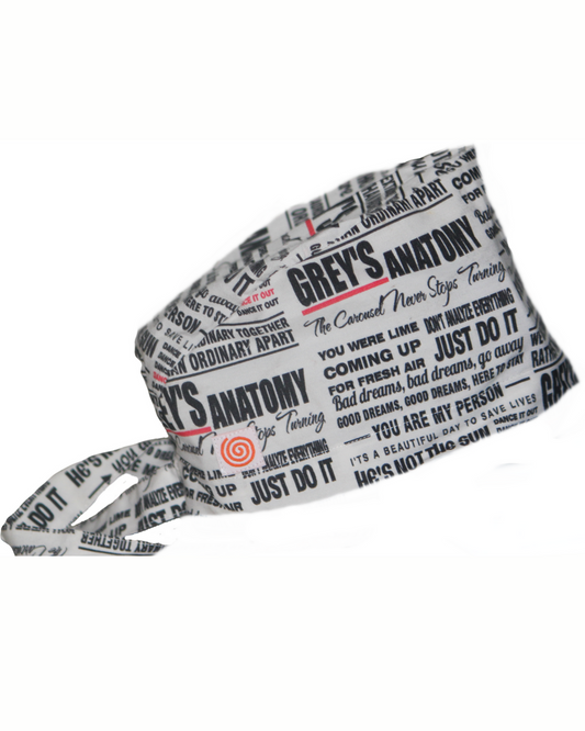 The Grey's way: Unisex scrub cap (2 sizes available)
