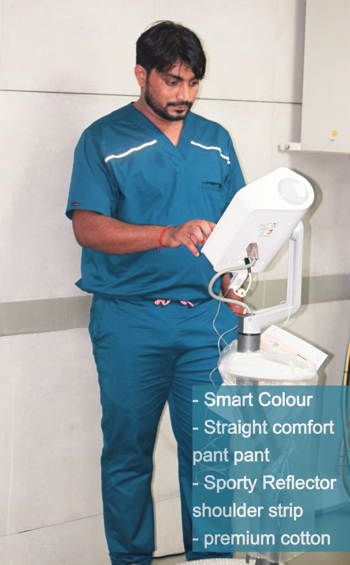 V neck cotton stretchable scrub tops