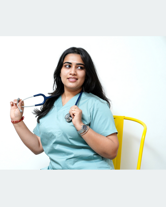 Serenity Mint V neck Women scrubs
