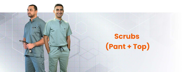 Men Cotton Stretchable scrubs