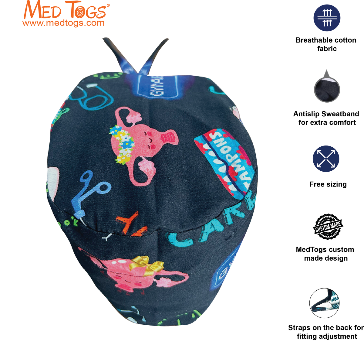 Awesome Gynaec: Unisex Scrub Cap