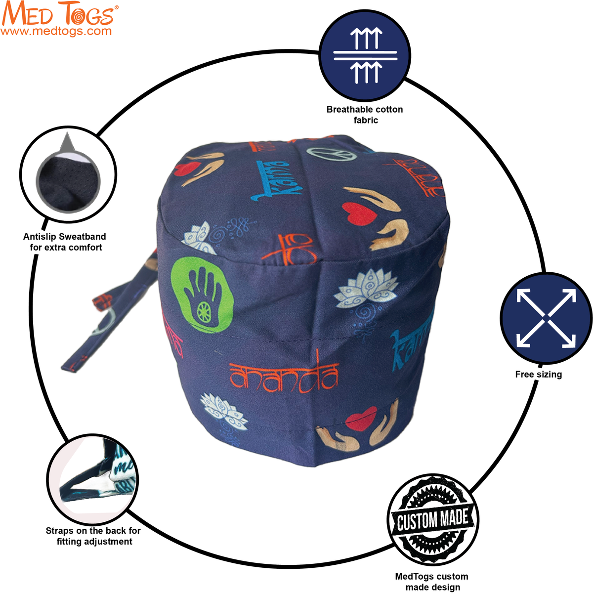 Karma: Unisex Scrub Cap