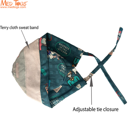 Maxillofacial Surgeon scrub cap -  Unisex Scrub Cap