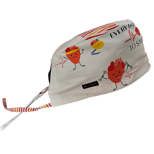 Saving lives (Cardiac theme) -  Unisex Scrub Cap
