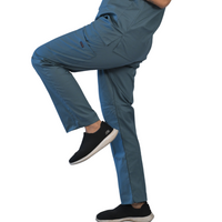 women scrubs pant in cotton stretchable fabric for hospital wear with cargo pockets