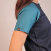 Pro-fit Navy and Peacock Blue Dual women scrubs