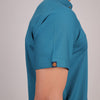 Pro-fit Peacock Blue High Neck Men scrubs