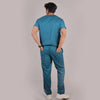 Pro-fit Peacock Blue Vneck Men scrubs
