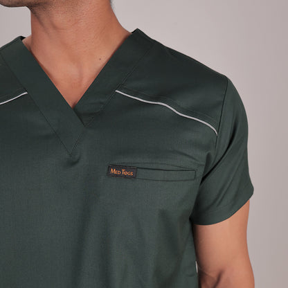 Pro-fit Nature Green Vneck Men scrubs