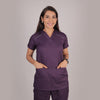 Pro-fit Regal Purple Vneck Women scrubs