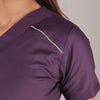 Pro-fit Regal Purple Vneck Women scrubs