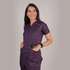 Pro-fit Regal Purple Vneck Women scrubs