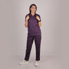Pro-fit Regal Purple Vneck Women scrubs
