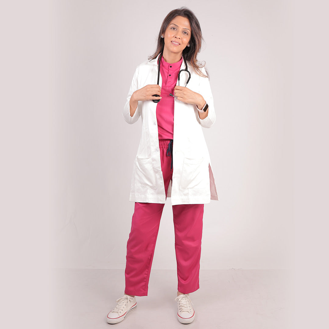Doctor Apron / Lab Coat – Blazer Cut | Full & Half Sleeve Options