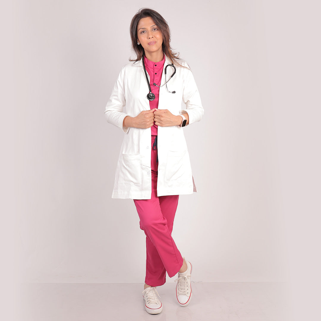 Doctor Apron / Lab Coat – Blazer Cut | Full & Half Sleeve Options