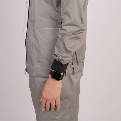 Cotton Stretchable Women Scrub Jacket and Pant Set