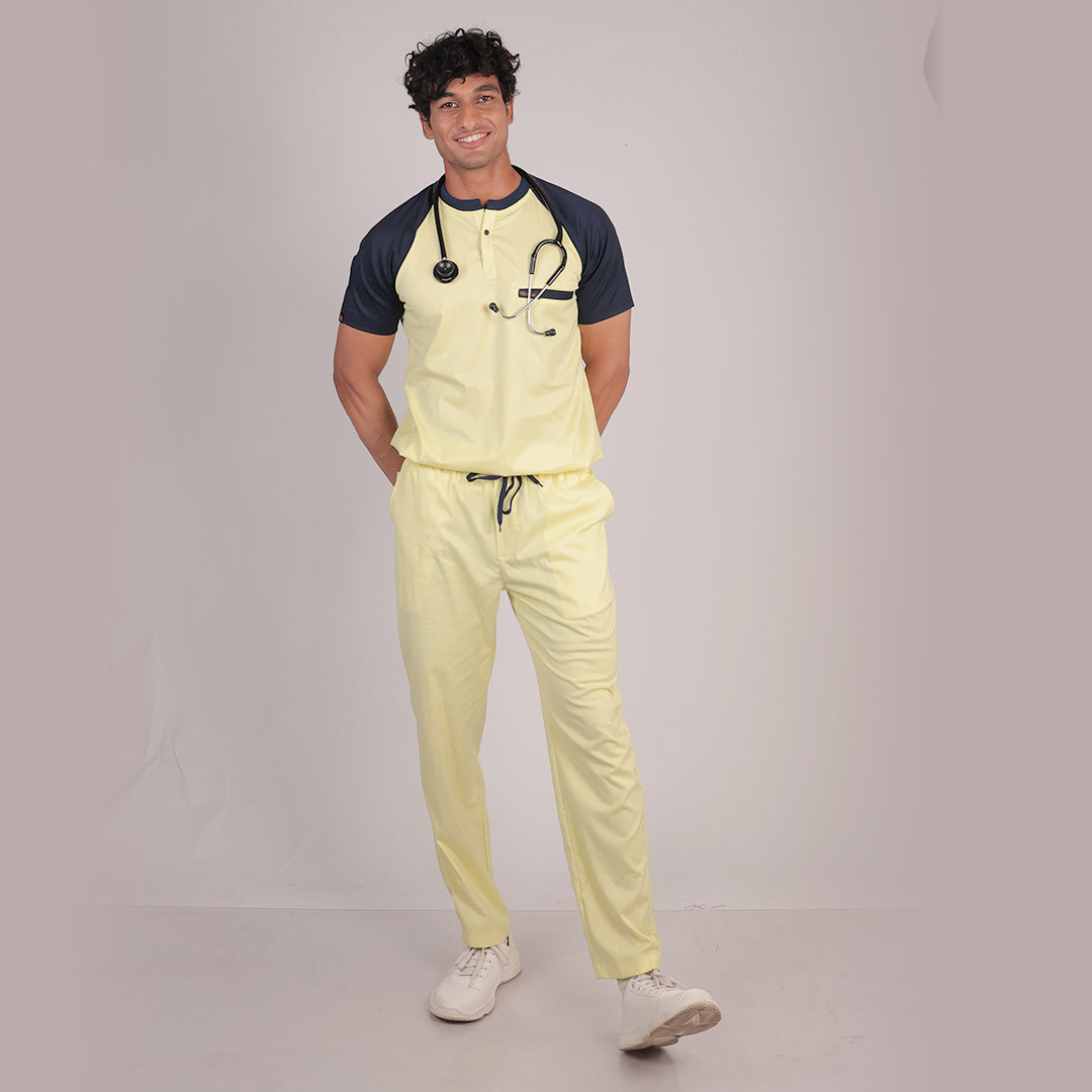 Pro-fit Yellow Blue Dual Scrubs