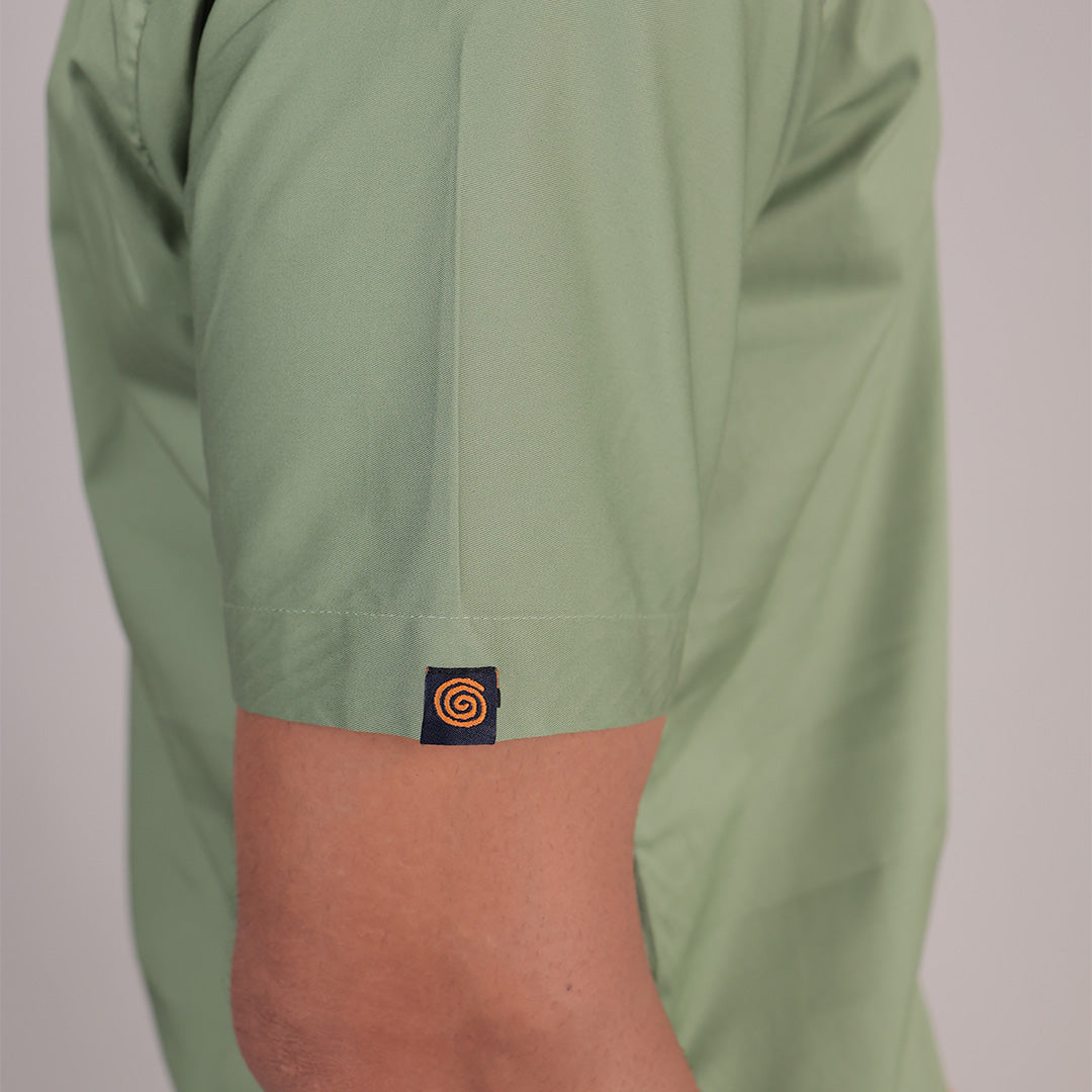 Men Theriaca Green V Neck Sretch scrubs