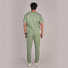 Men Theriaca Green V Neck Sretch scrubs