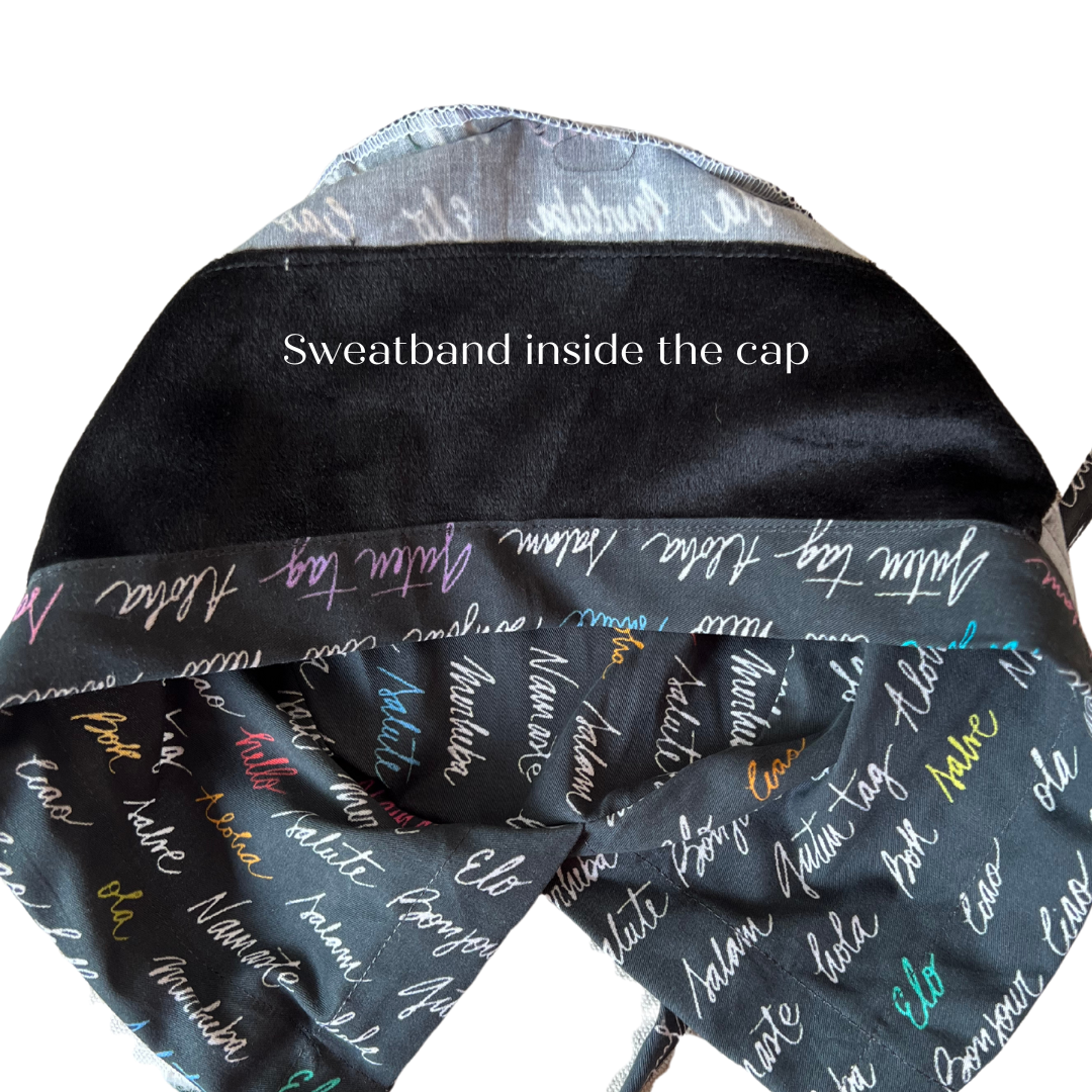 MedTogs OT scrub cap black