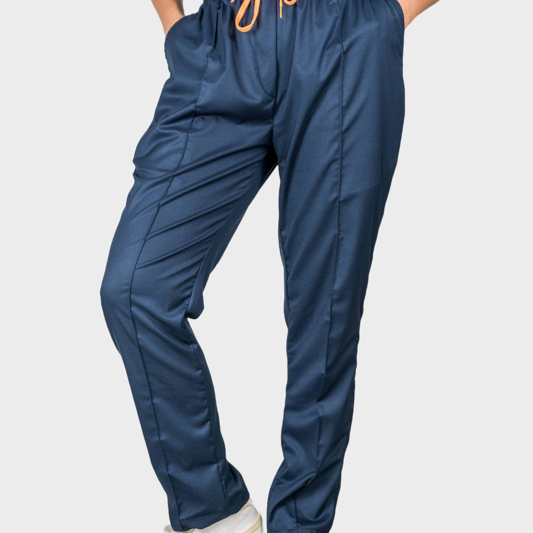 Pro-fit High neck Blue Women scrubs