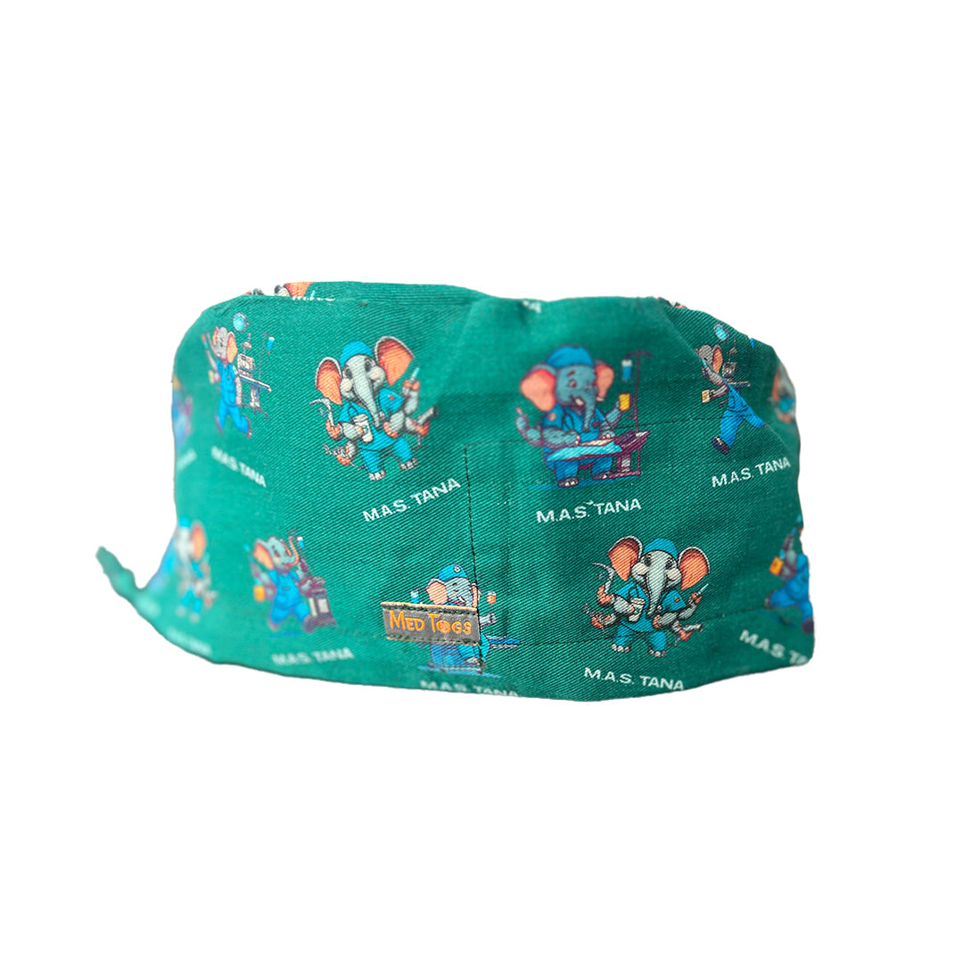 MASTANA medico green: Unisex Scrub Cap