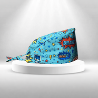 Quirky OBGYN surgical scrub cap for gynaecologists and obstetricians