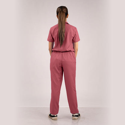 high neck medical scrubs women