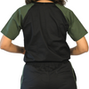 Black women doctor stretchable scrubs for hospital wear