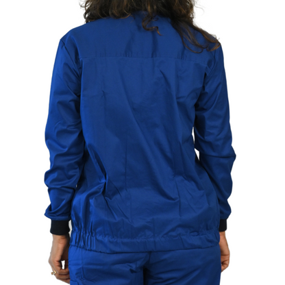 Cotton Stretchable Women Scrub Jacket and Pant Set