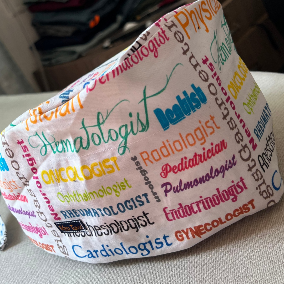 Cotton surgical washable scrub cap for OT