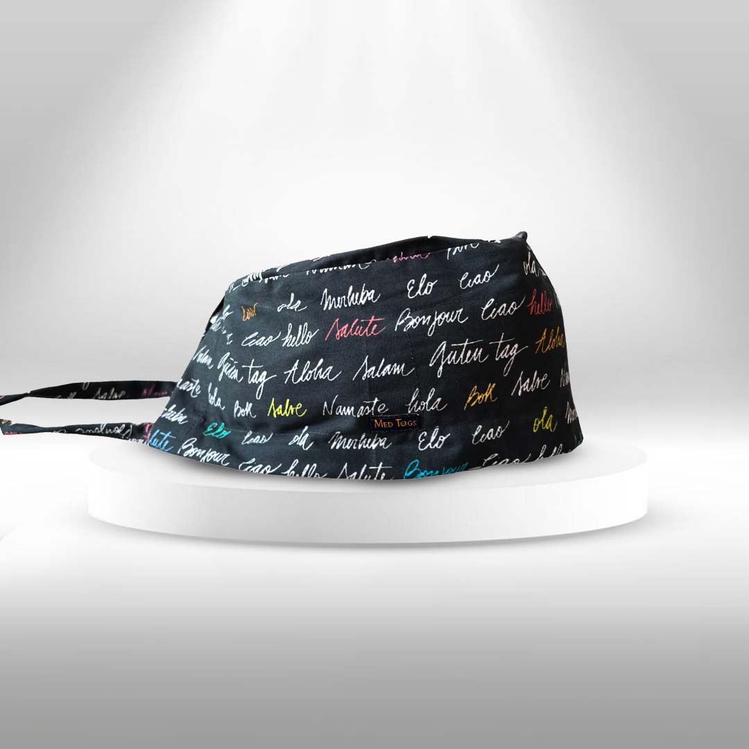 Aloha Hello Namaste: Unisex Scrub Cap