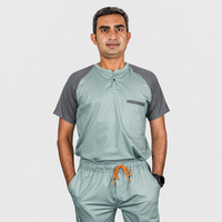 Pro-fit Mint Grey Dual scrub