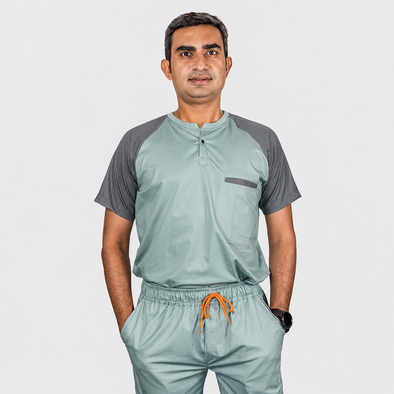 Pro-fit Mint Grey Dual scrub