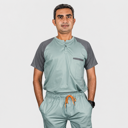 Pro-fit Mint Grey Dual scrub