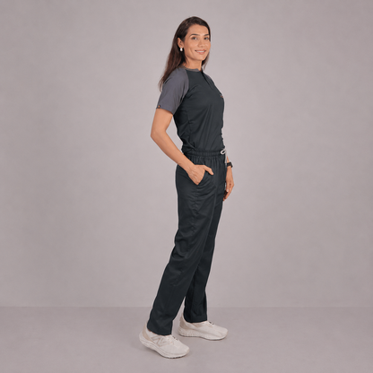 Pro-fit Green Grey Dual women scrubs